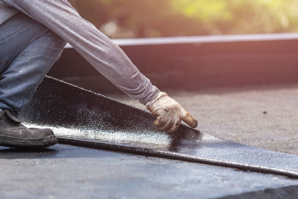 Professional Basement Waterproofing technician working in Waldwick, NJ